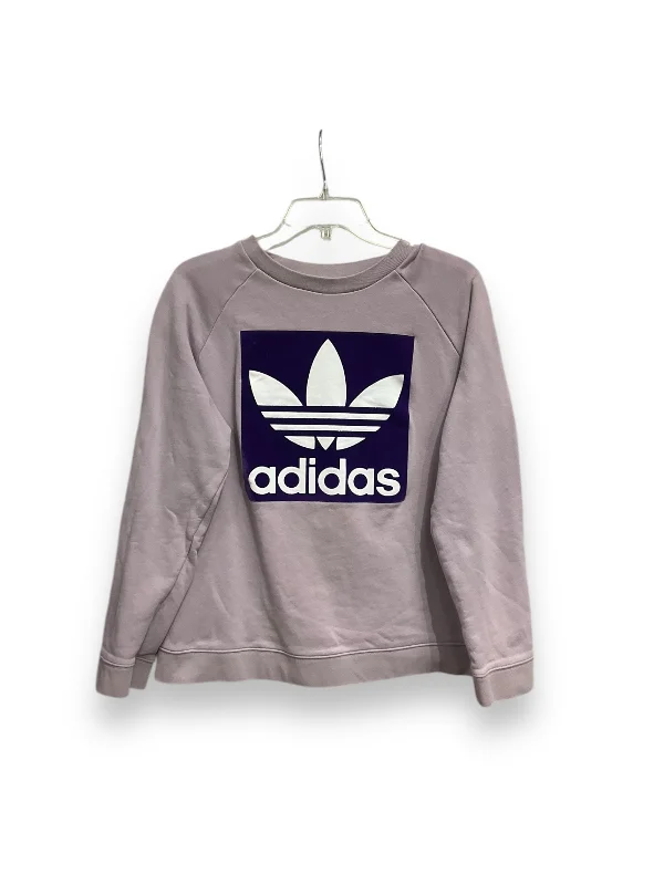 Men's Hoodies with Hidden Pockets for PhonesSweatshirt Crewneck By Adidas In Purple, Size: Xl Men's Hoodies with Hidden Pockets for PhonesSweatshirt Crewneck By Adidas In Purple, Size: Xl