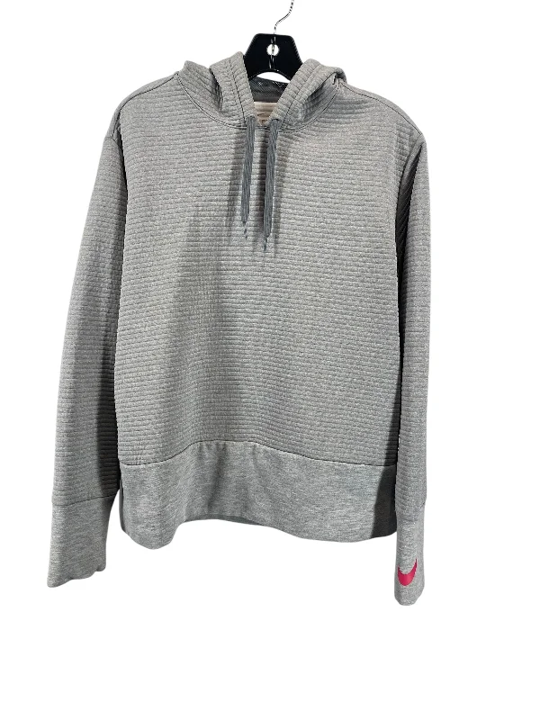 Men's Hoodies with DrawstringsSweatshirt Hoodie By Nike In Grey, Size: Xl