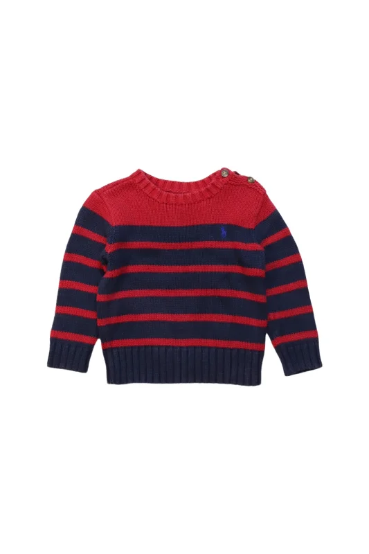 Comfortable Men's Cotton SweatersPolo Ralph Lauren Knit Sweater 12M