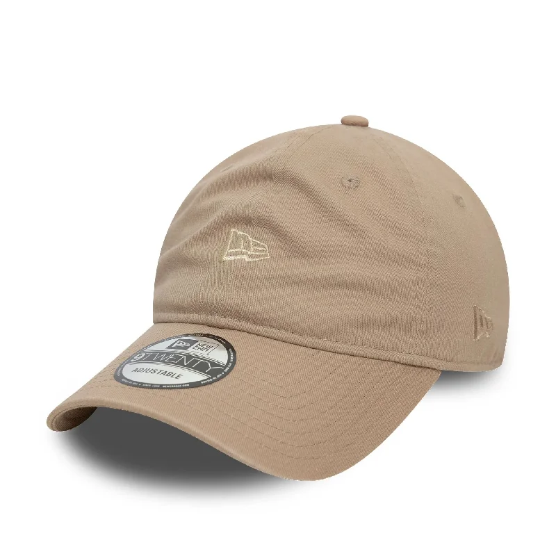 Vibrant Baseball HatsNew Era Essential Neutral Beige 9TWENTY Adjustable Cap