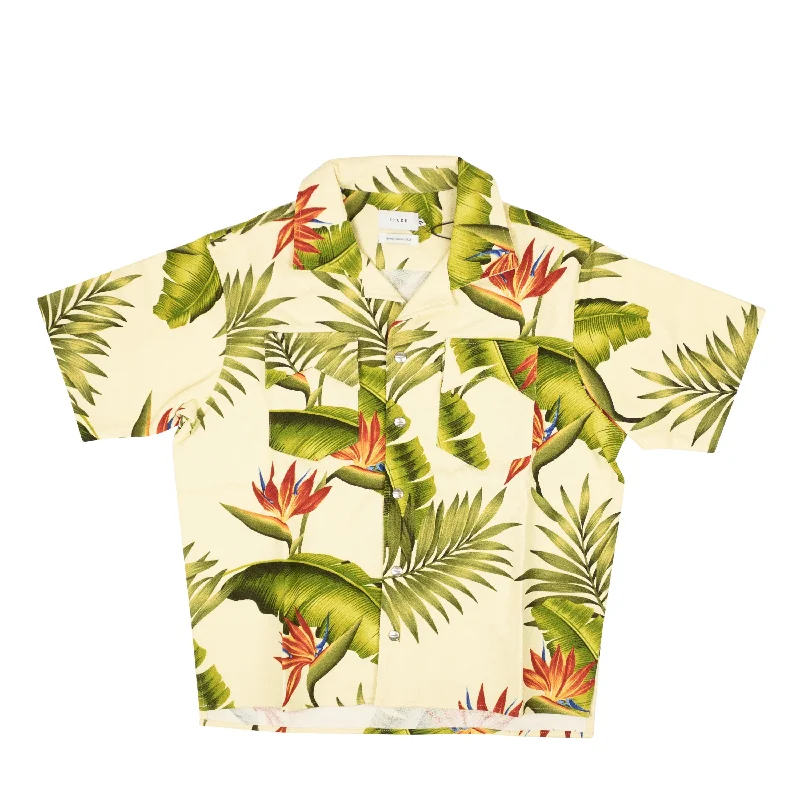 Men's Big and Tall Shirts for Added ComfortMulticolored Cotton Snap Closure Hawiian Shirt