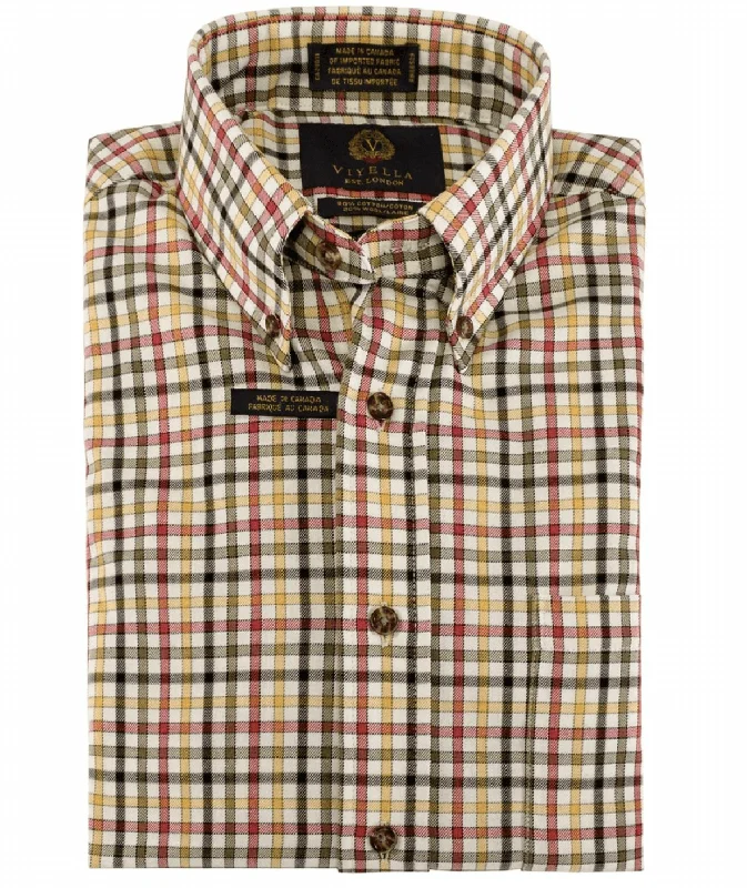 Men's Plaid Shirts for a Country CharmViyella Long Sleeve Sport Shirt - 457436 4798