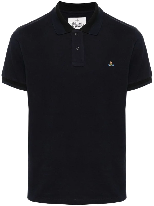 Men's Shirts with Zippered PocketsVivienne Westwood Men's T-Shirts And Polos blue