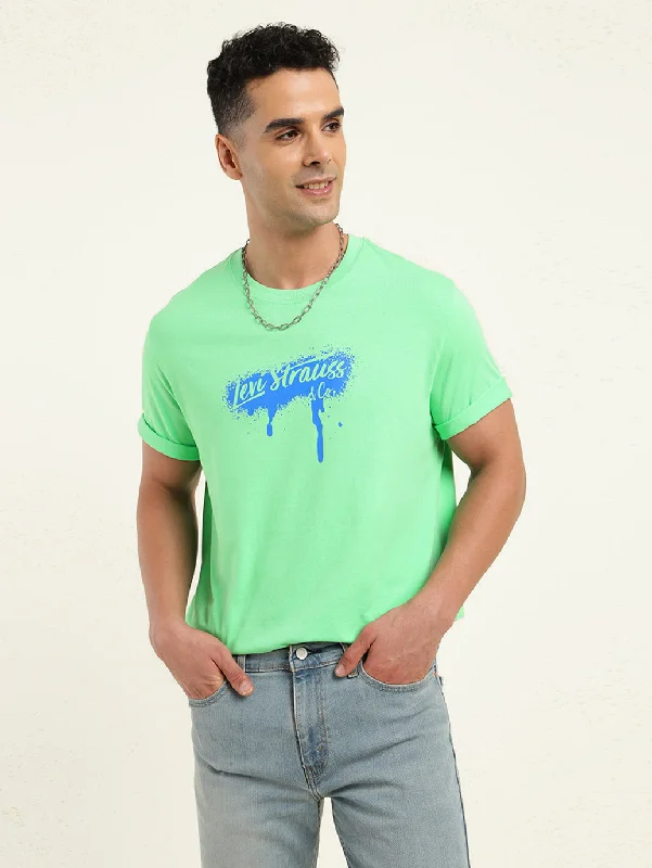 Men's Sleeveless TopsMen's Brand Logo Oversized T-Shirt