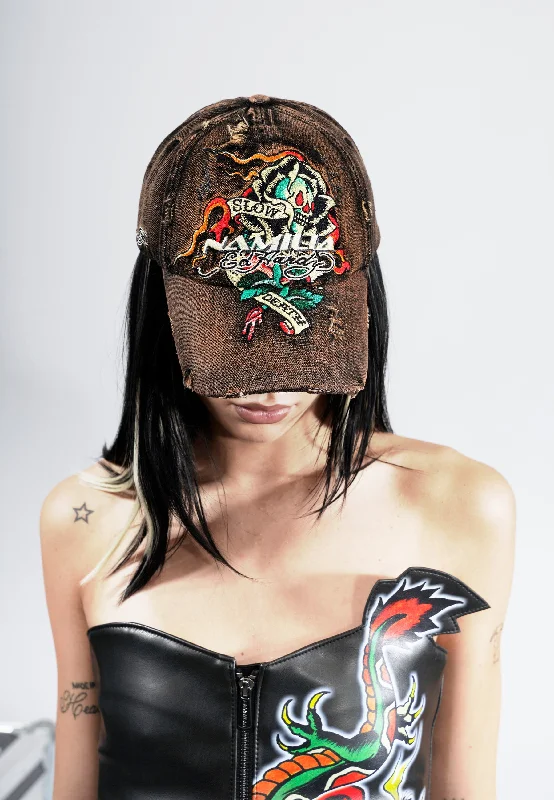 Stylish Trucker CapsTattoo Cap - Black