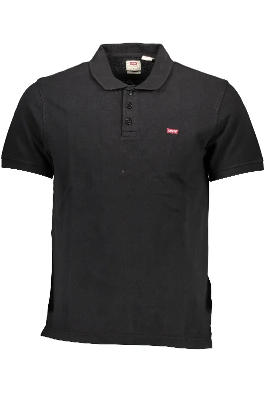 Men's Shirts with Tab CollarsLevi's Sleek Cotton Polo Shirt with Men's Logo