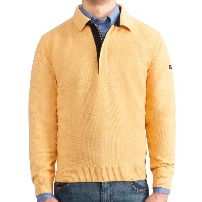 Men's Sweaters with Tapered ShapesGreen Coast Italian Sweater 422 Giallo (Yellow) Col. #7 Men's Sweaters with Tapered ShapesGreen Coast Italian Sweater 422 Giallo (Yellow) Col. #7