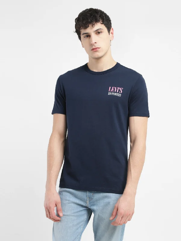 Comfortable Men's Polo ShirtsMen's Graphic Print Crew Neck T-shirt