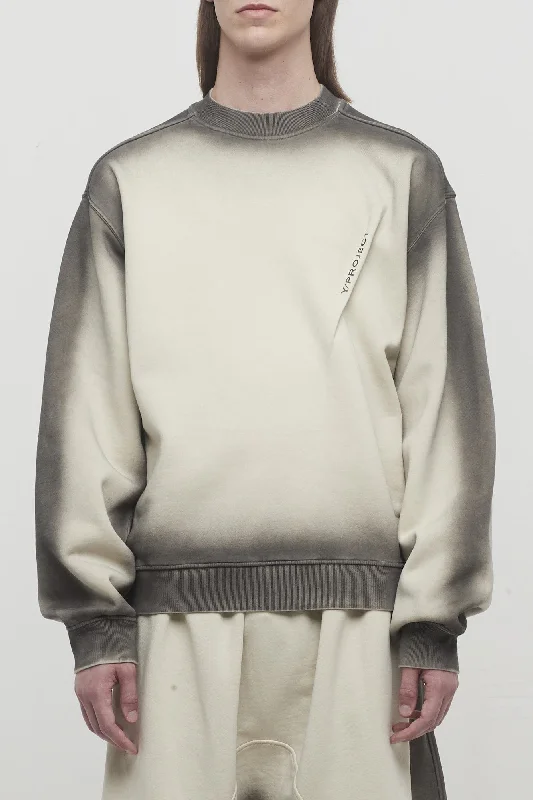 Men's Coats with Multi-Pocket DesignY/Project Pinched Logo Sweatshirt