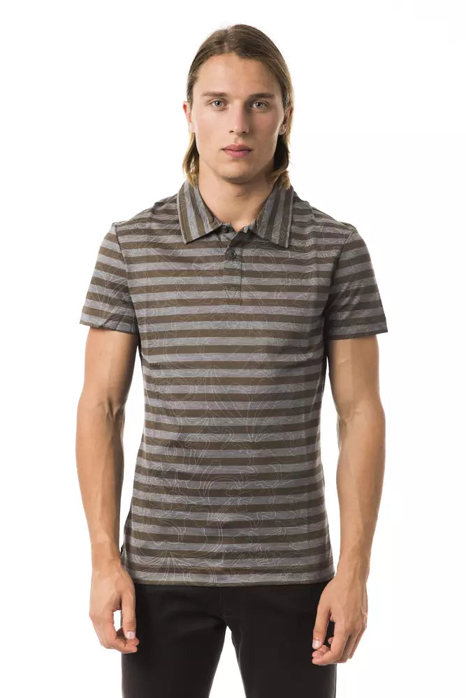 Men's Short-Sleeved ShirtsBYBLOS  Cotton Men Polo Men's Shirt