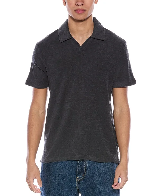 Men's Shirts with Mock NecksSol Angeles Loop Terry Polo Shirt