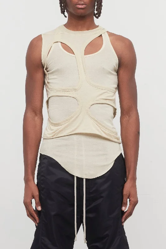 Classic Men's Trench CoatsRick Owens DRKSHDW Membrane Top I in Pearl