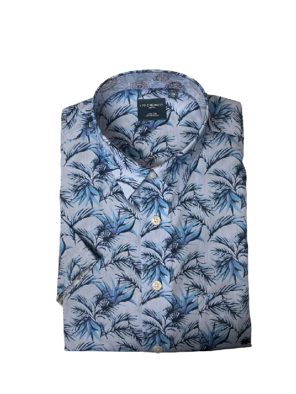 Men's Minimalist Shirts for a Clean LookLeo Chevalier Short Sleeve Sport Shirt *Tall Sizes* Sky Blue - 622350 1300 Men's Minimalist Shirts for a Clean LookLeo Chevalier Short Sleeve Sport Shirt *Tall Sizes* Sky Blue - 622350 1300