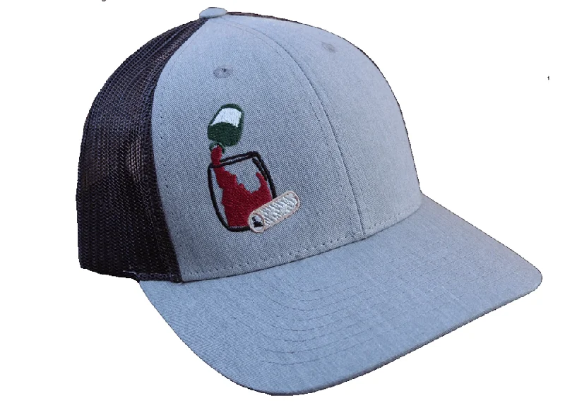 Wide-Brimmed Beach HatsIdaho Vino Adjustable Mesh Hat