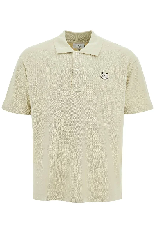 Men's Shirts with Zippered PocketsMaison Kitsune Men's 'Bold Fox Head Comfort Fit Polo Shirt