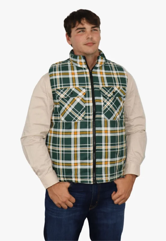 Men's Coats with LiningRitemate Quilted Flannelette Vest