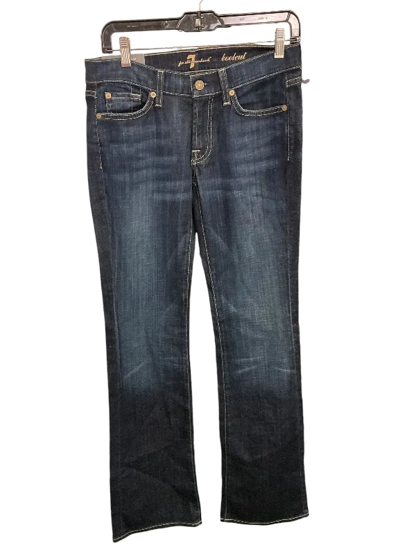 Rip and Tear Men's JeansJeans Designer By Seven For All Mankind In Denim Blue, Size: 4