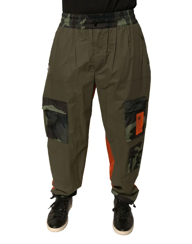 New Arrival Men's JeansDolce & Gabbana multi Camouflage Jogger Cargo Men's Pants