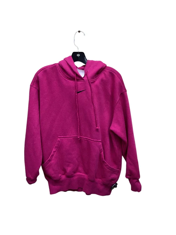 Modern Men's Tech HoodiesSweatshirt Hoodie By Nike In Pink, Size: Xs