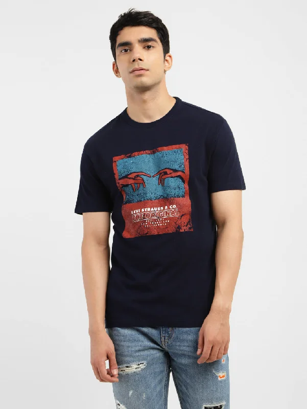 Casual Men's T-ShirtsMen's Graphic Print Slim Fit T-shirt