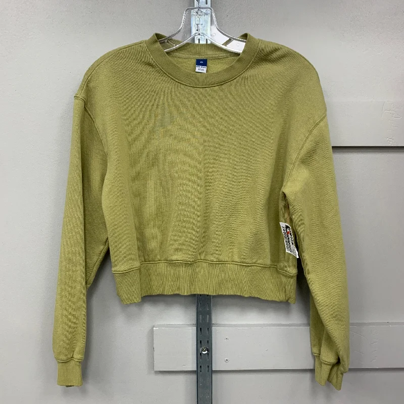 Men's Hoodies for YogaSweatshirt Crewneck By Old Navy In Green, Size: Xs