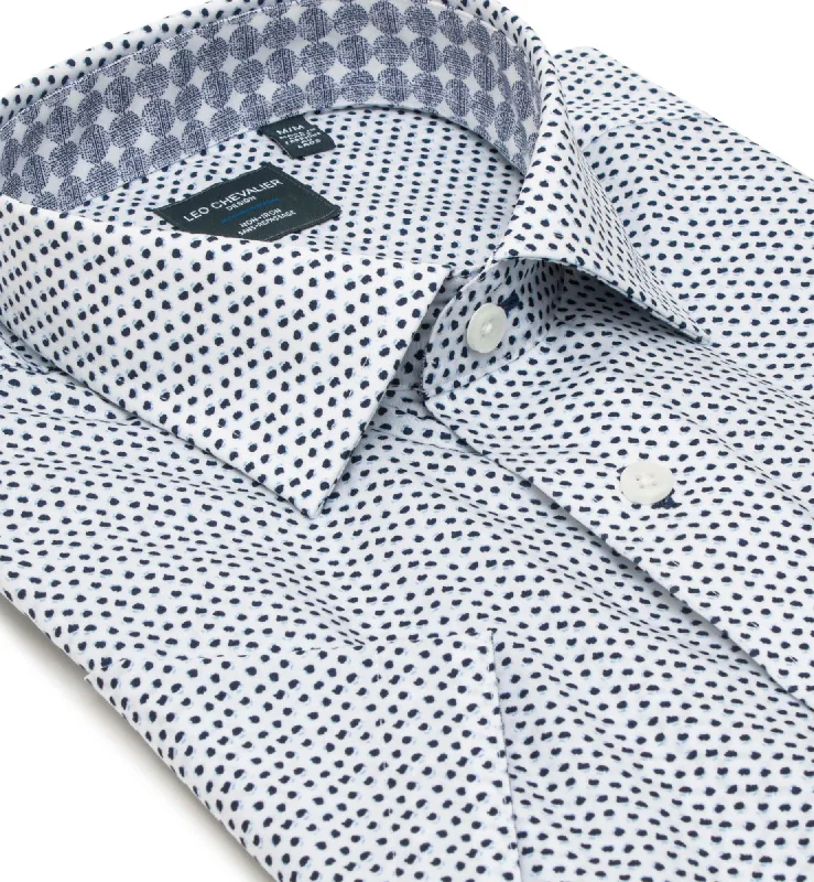 Men's Slim-Fit Shirts for a Flattering ShapeLeo Chevalier Short Sleeve Sport Shirt - 524351 1900