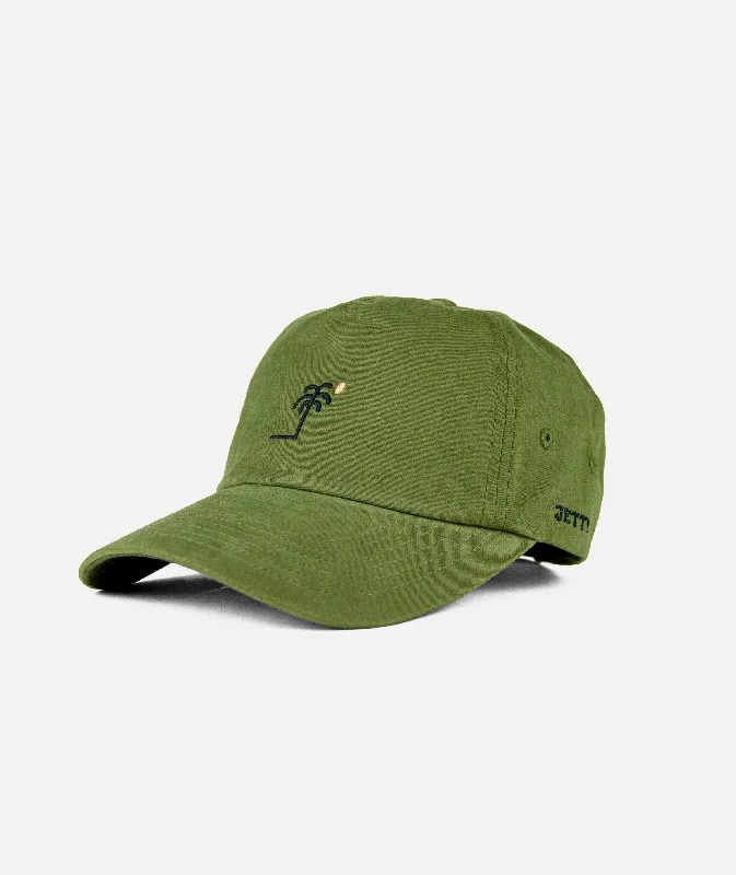 Elegant Derby CapsCast Dad Hat - Olive