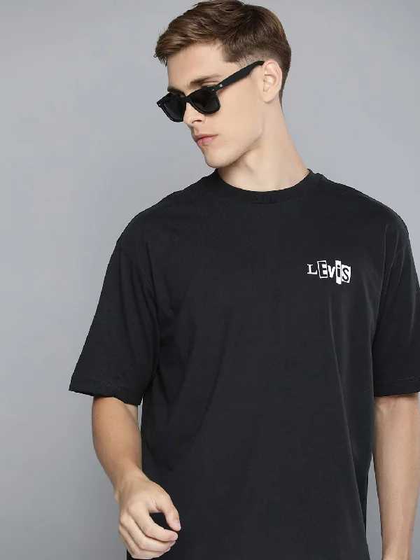 Men's Shirts with Short PlacketsMen's Solid Loose Fit T-shirt