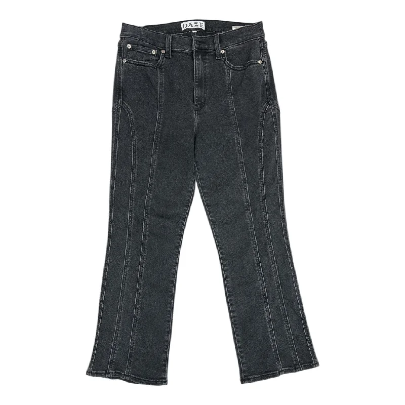 Dark Wash Men's JeansJeans Cropped By Daze In Black, Size:10