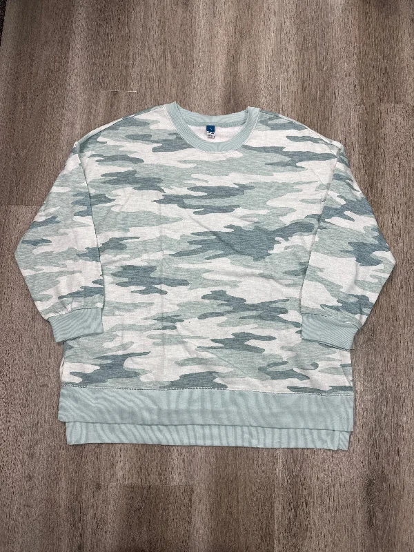 Men's Hoodies with Zippered PocketsSweatshirt Crewneck By Old Navy In Camouflage Print, Size: Xl Men's Hoodies with Zippered PocketsSweatshirt Crewneck By Old Navy In Camouflage Print, Size: Xl