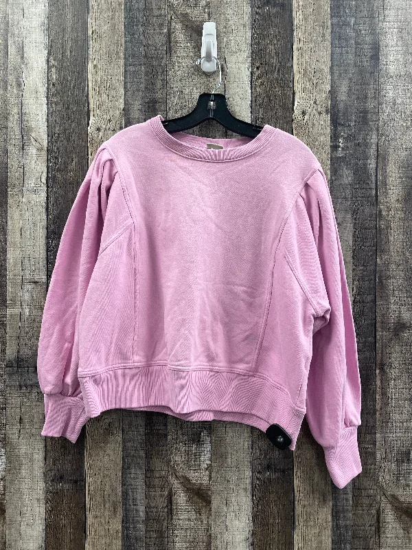 Men's Hoodies with ThumbholesSweatshirt Collar By A New Day In Pink, Size: L