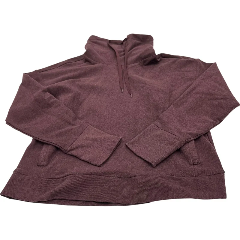 Men's Hoodies for RunningAthletic Sweatshirt Collar By Rbx In Purple, Size: S