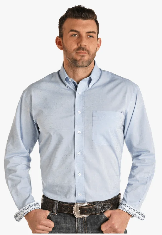 Men's Patterned Button-Down Shirts for Added InterestPanhandle Mens Long Sleeve Shirt Men's Patterned Button-Down Shirts for Added InterestPanhandle Mens Long Sleeve Shirt