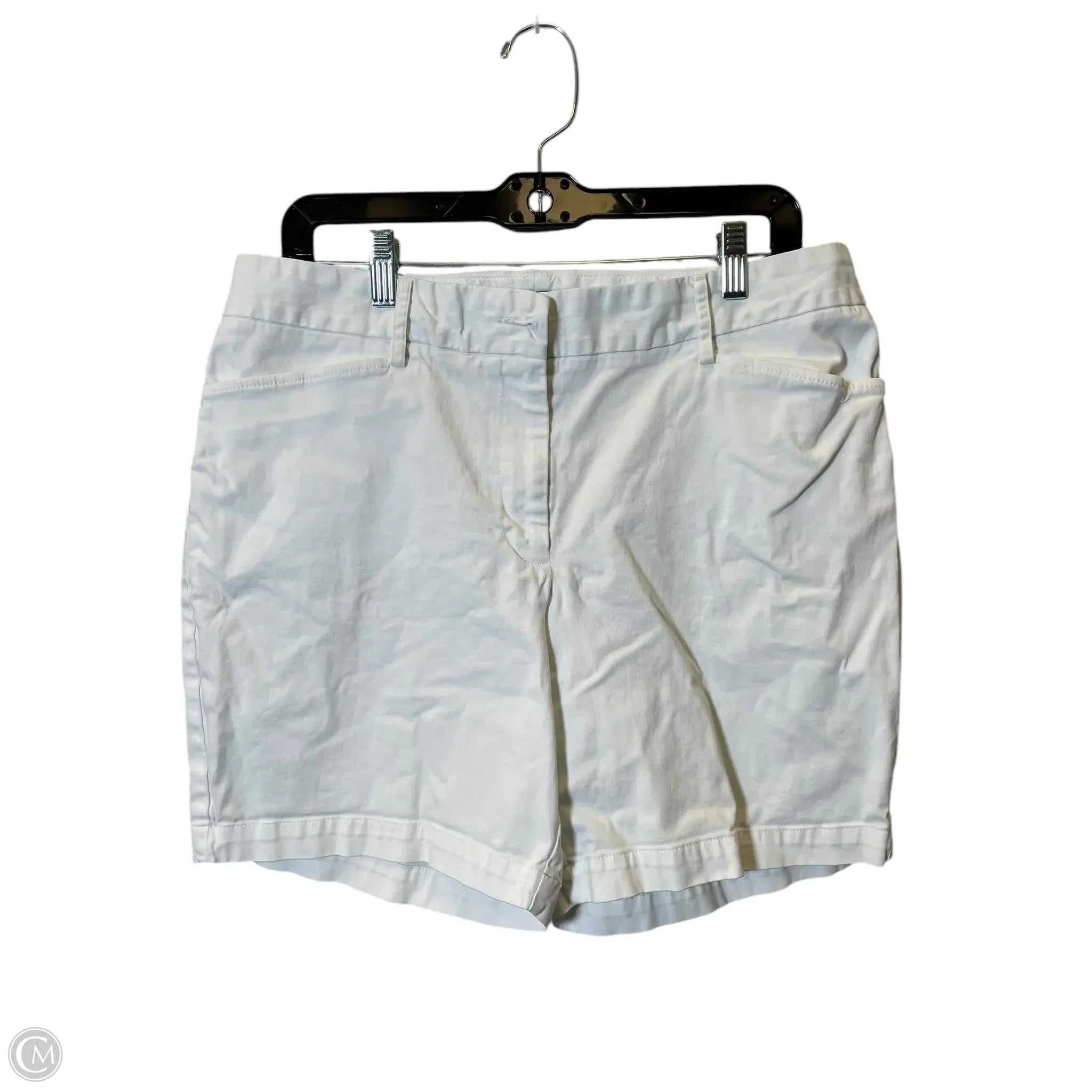 Comfort-First Men's Elastic Waistband Casual ShortsShorts By Lands End In White, Size: 12 Comfort-First Men's Elastic Waistband Casual ShortsShorts By Lands End In White, Size: 12