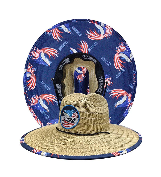 Children's Baseball HatsSails & Stripes Straw Hat