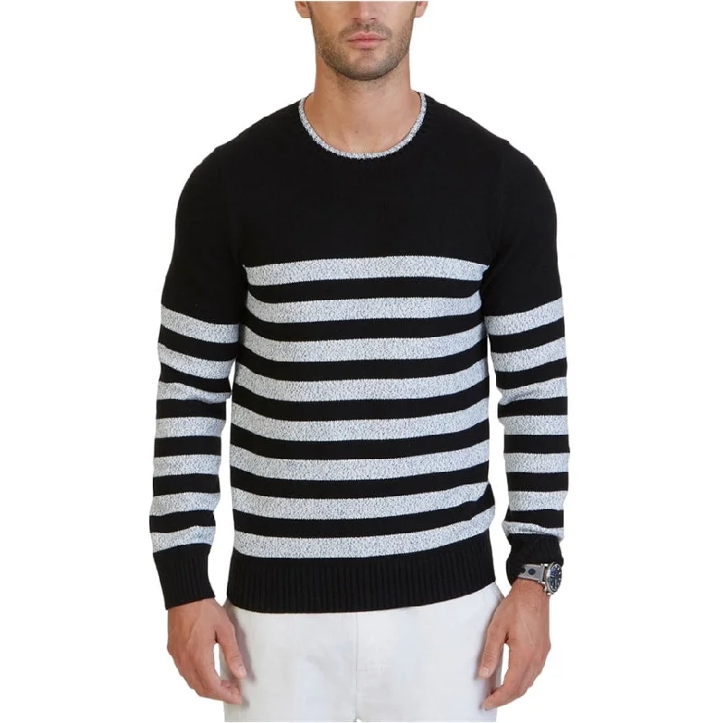 Men's Sweaters with Skinny FitsNautica Mens Betron Striped Pullover Sweater