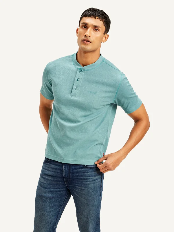 Men's Shirts with Checkered PatternsMen's Solid Slim Fit T-shirt