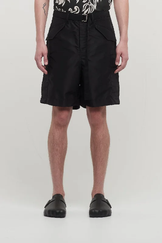 Men's Coats with Tactical FeaturesSacai Nylon Twill Shorts
