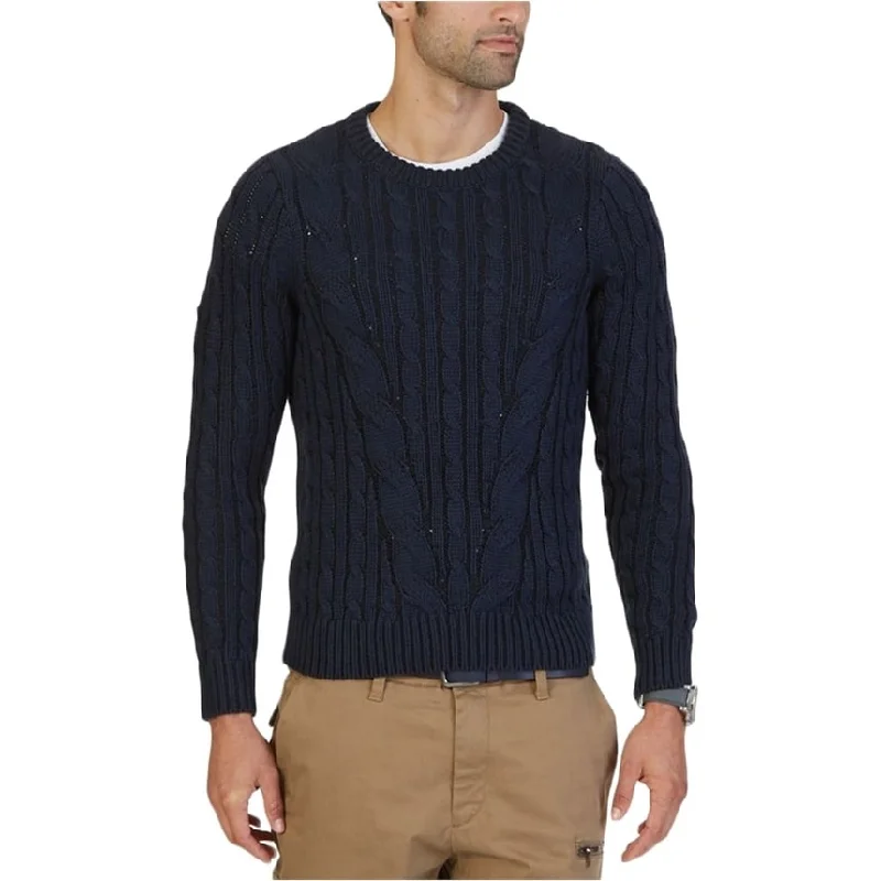 Men's Sweaters for LayeringNautica Mens Cable Knit Pullover Sweater