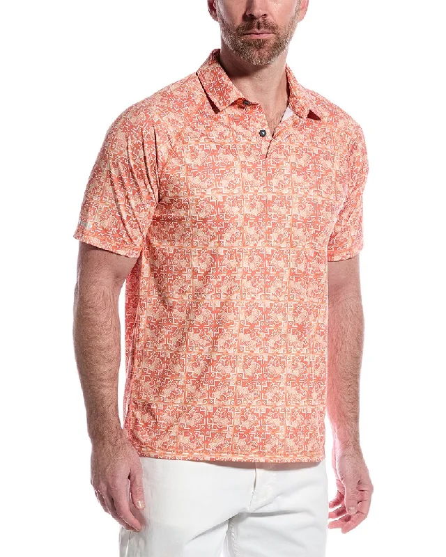 Lightweight Men's Linen ShirtsTommy Bahama Hibiscus Tiles Polo Shirt