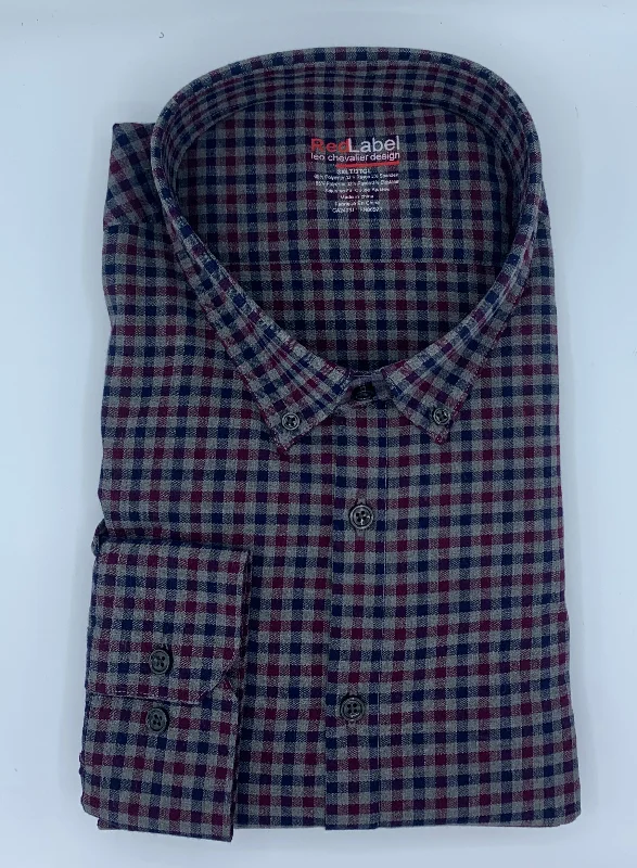 Men's V-Neck T-Shirts for a Flattering ShapeLeo Chevalier Red Label Long Sleeve Sport Shirt - Big and Tall - 527141/QT9737 Men's V-Neck T-Shirts for a Flattering ShapeLeo Chevalier Red Label Long Sleeve Sport Shirt - Big and Tall - 527141/QT9737