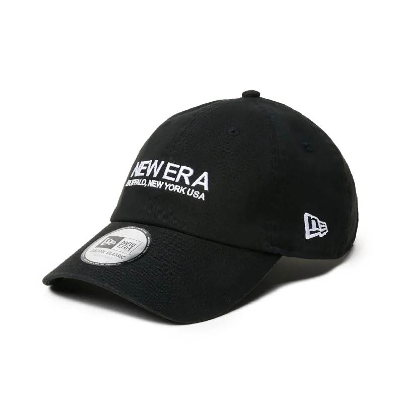Black Cowboy HatsNew Era Japan The Origin Strap Logo Black Casual Classic Adjustable Cap
