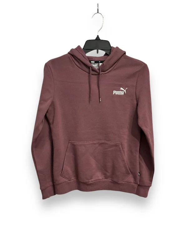 Men's Hoodies for Outdoor ActivitiesSweatshirt Hoodie By Puma In Purple, Size: S