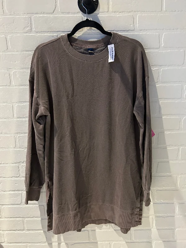 Lightweight Men's Running HoodiesAthletic Sweatshirt Crewneck By Old Navy In Brown, Size: M