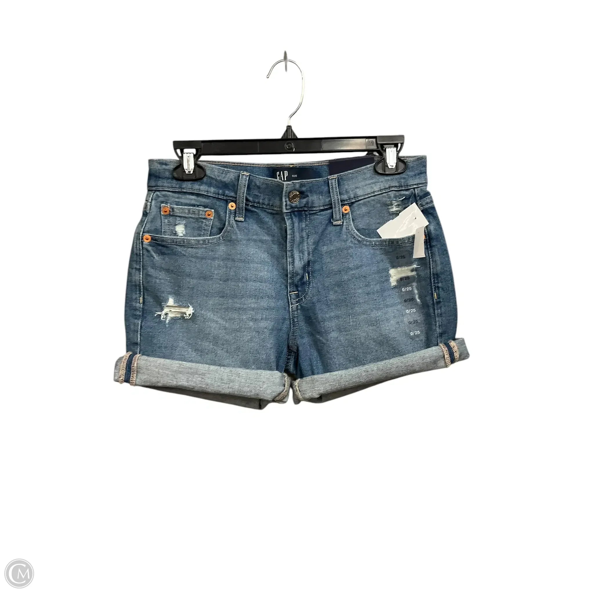 Short-Inseam Men's Dress and Casual PantsShorts By Gap In Blue Denim, Size: 0