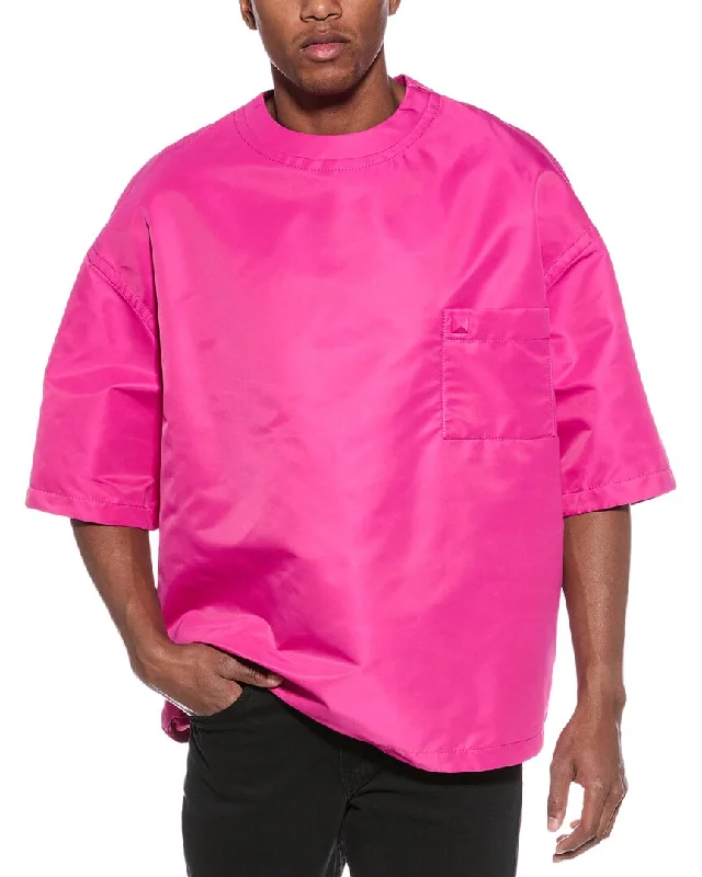 Men's Shirts with Rounded HemlinesValentino Boxy T-Shirt