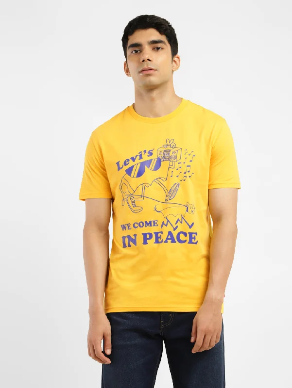 Men's Performance Shirts for SportsMen's Graphic Print Regular Fit T-shirt