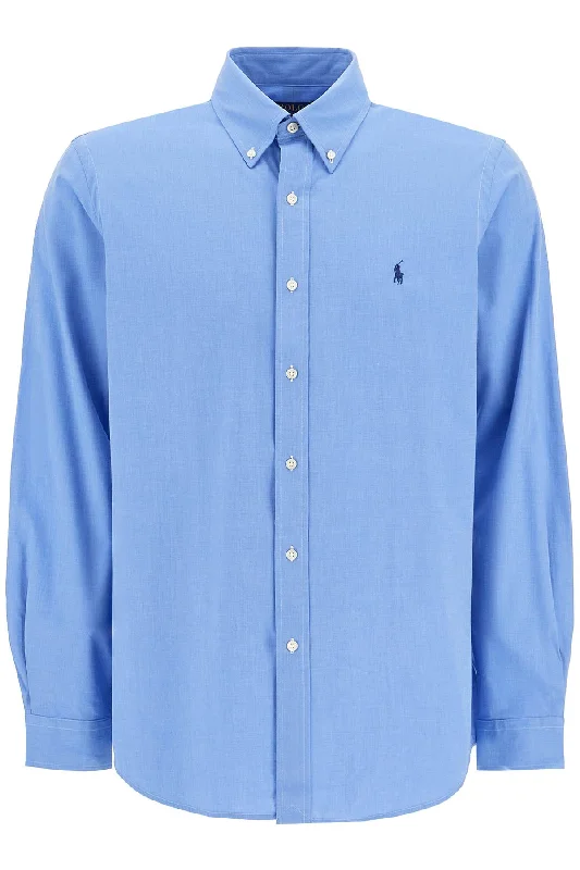 Men's Shirts with Ruffled HemlinesPolo Ralph Lauren Men's Custom Fit Cotton Stretch Shirt Men's Shirts with Ruffled HemlinesPolo Ralph Lauren Men's Custom Fit Cotton Stretch Shirt