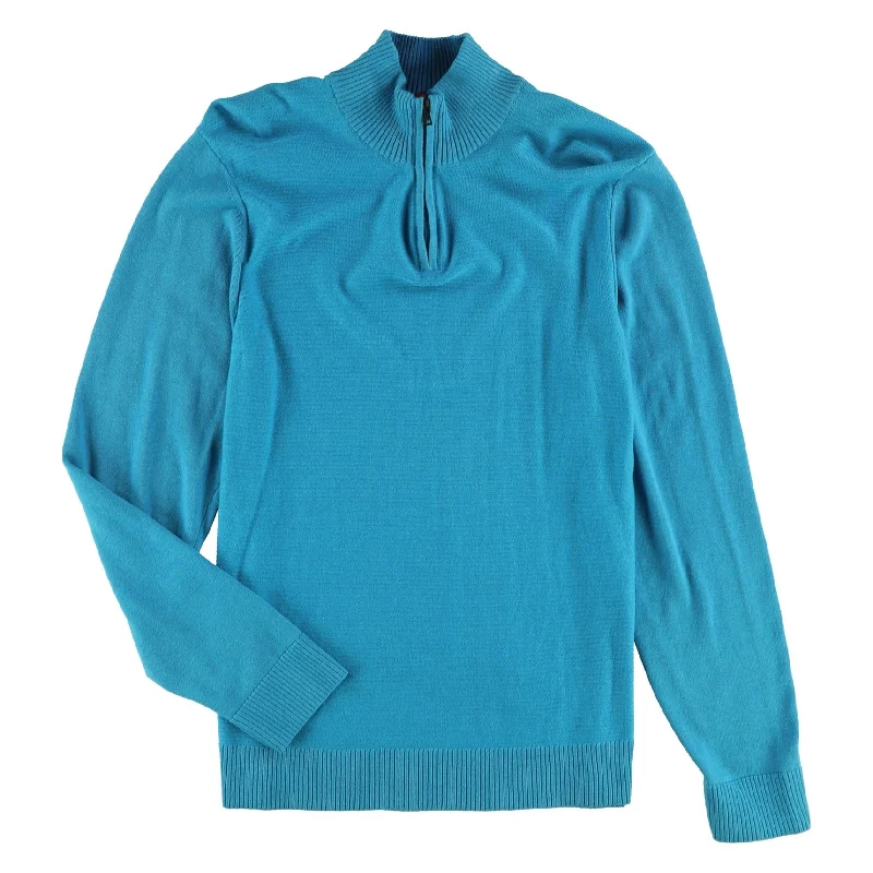 Men's Sweaters with Asymmetrical HemlinesAlfani Mens Textured Pullover Sweater, Blue, Large Men's Sweaters with Asymmetrical HemlinesAlfani Mens Textured Pullover Sweater, Blue, Large