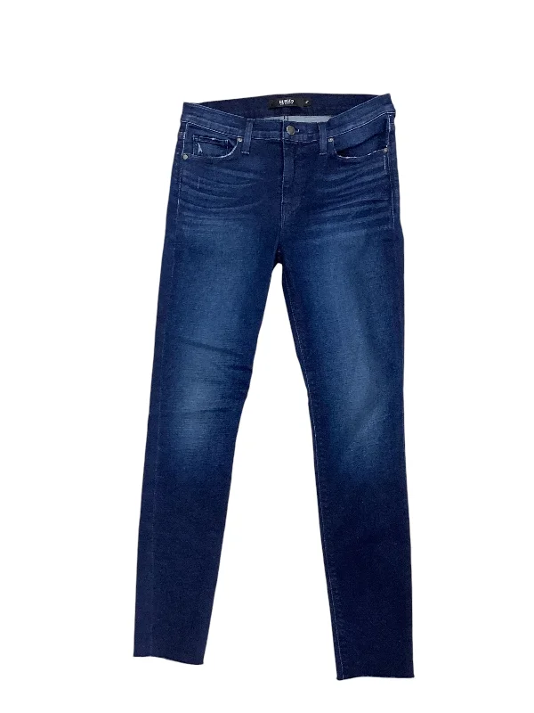 Men's Jeans with Elastic WaistbandsJeans Designer By Hudson In Blue Denim, Size: 4